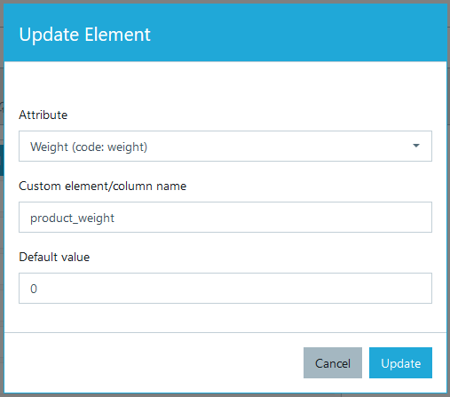 Adding elements in export profile #1